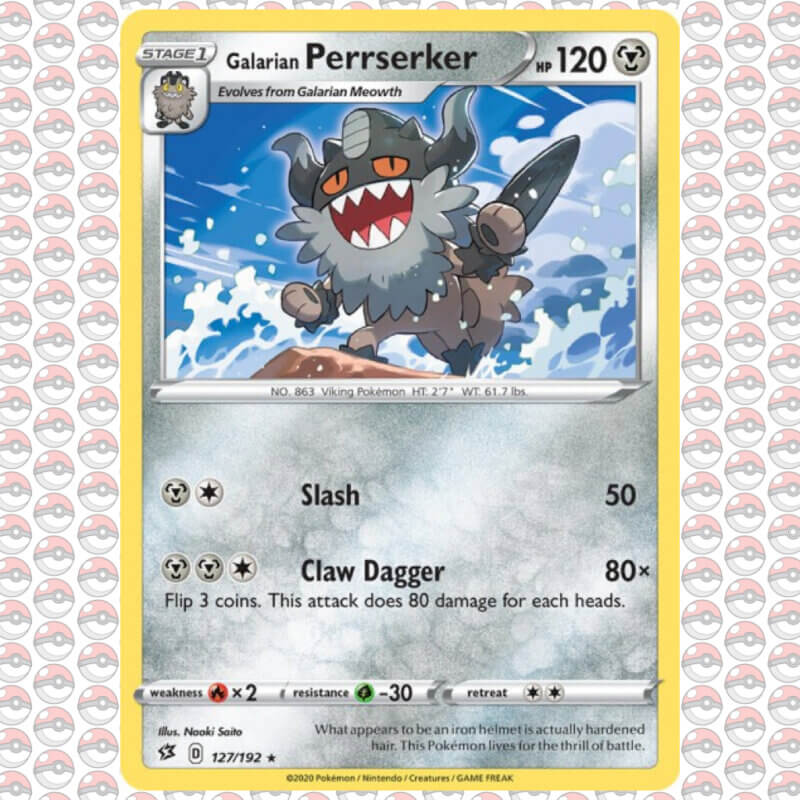 POKÉMON - Galarian Perrserker 127/192 - EN