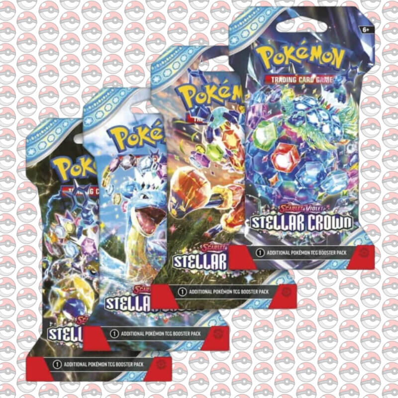 POKEMON - Scarlet&Violet: Stellar Crown Sleeved Booster EN