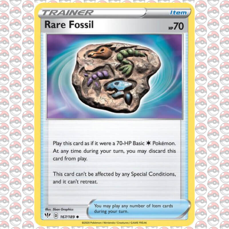 POKÉMON - Rare Fossil 167/189 - EN