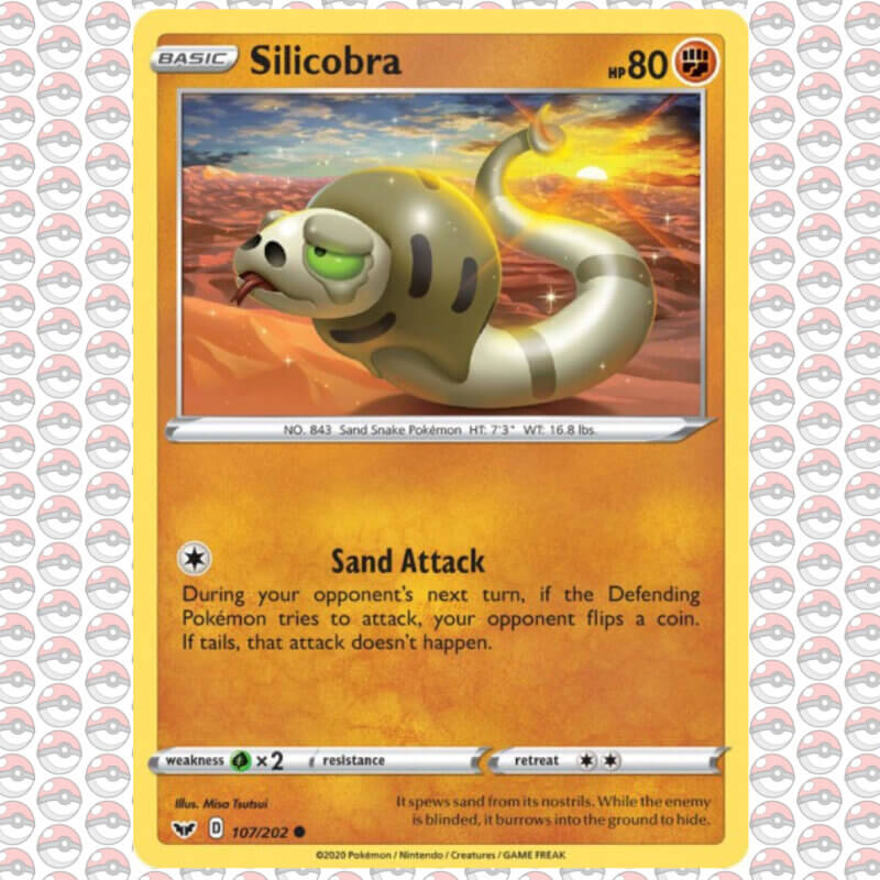 POKÉMON - Silicobra 107/202 - EN